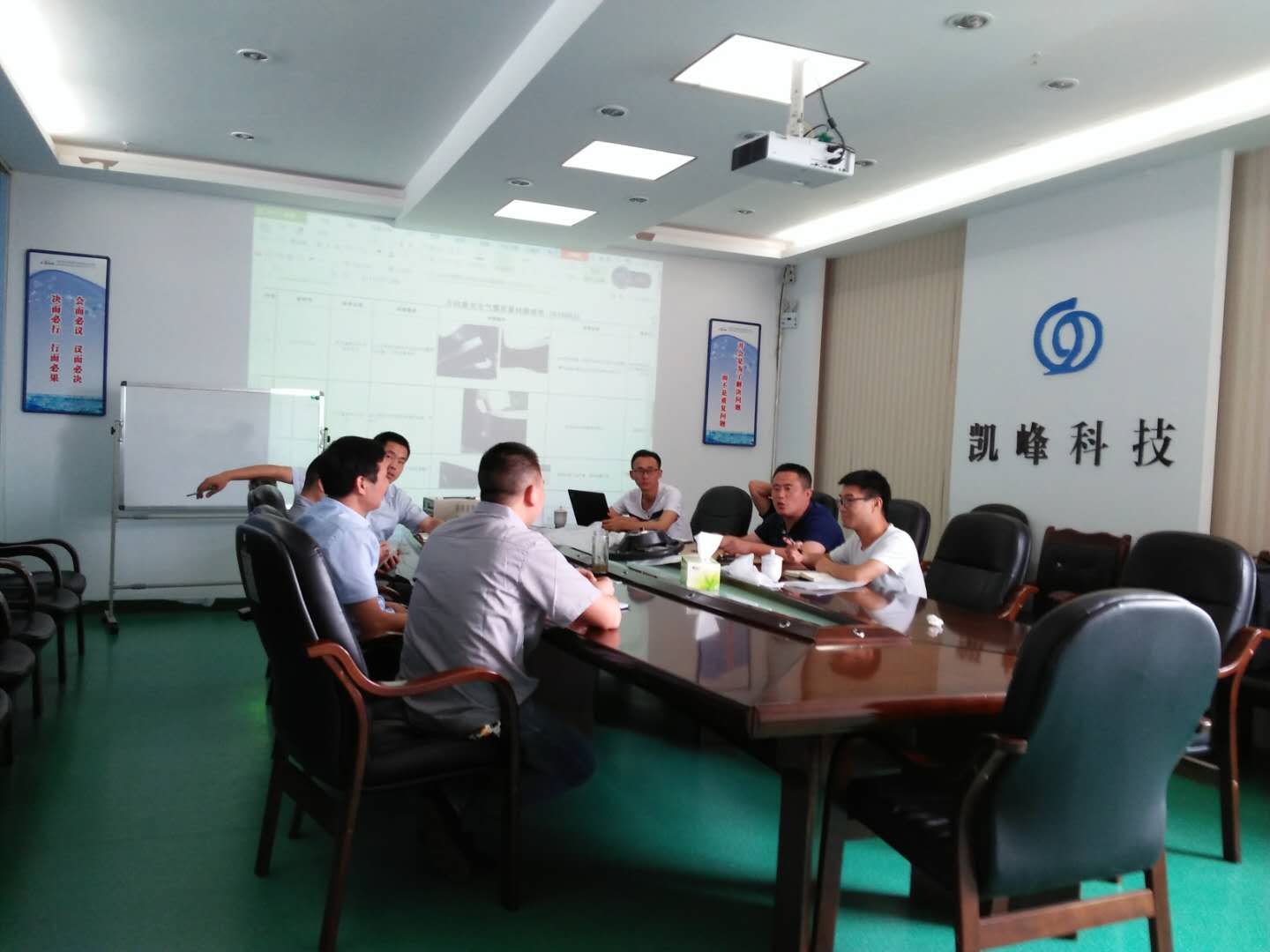 某主机厂到我公司考察交流