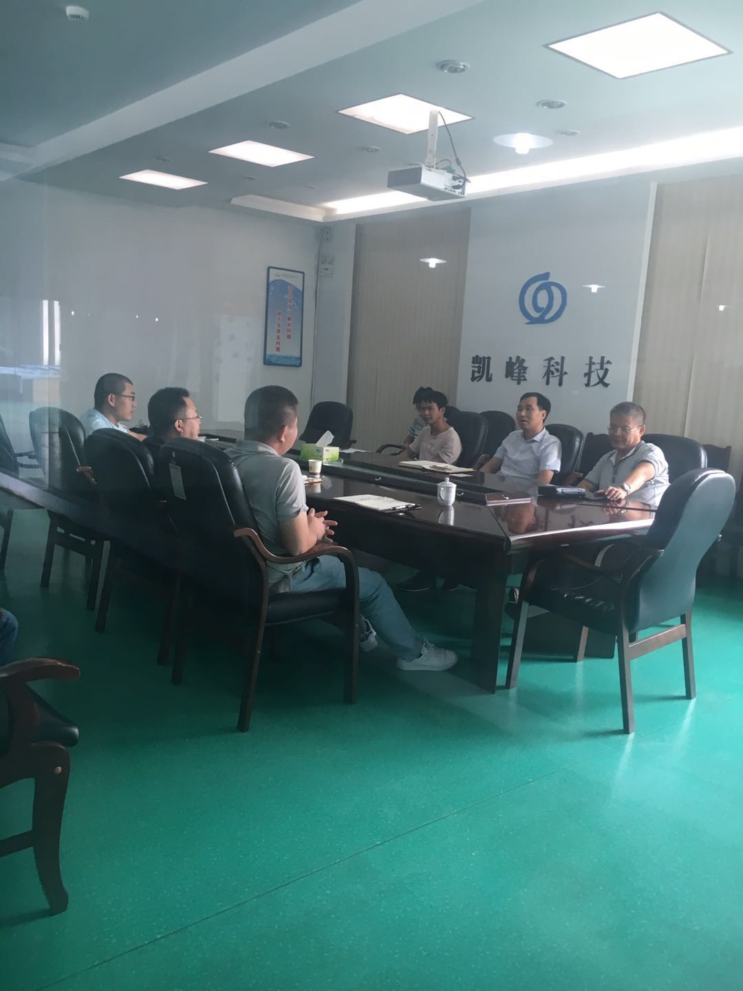 航天十院到我公司考察